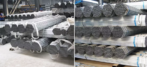 Galvanized pipe for builders